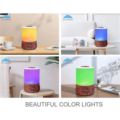 2500ML Large Room Aromatherapy Diffuser with 30-Hour Run Time and 7-Color LED Lights