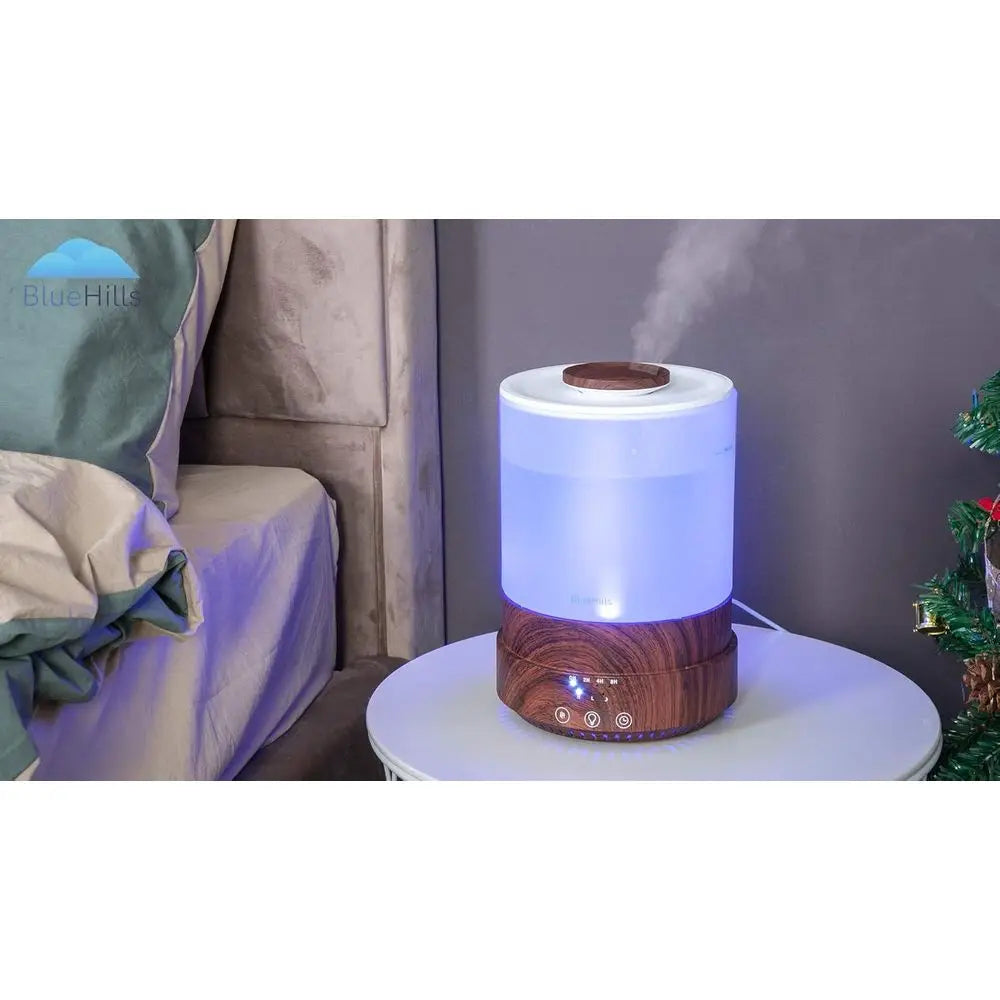 2500ml Large XL Essential Oil Diffuser - 30-Hour Aromatherapy Mist for Large Rooms with 7 LED Lights and Auto Shut-Off