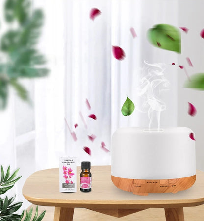 Aroma Diffuser, 500ml Aromatherapy Oil Diffuser with 7-Color Light, Timer-Adjustable Fog Mode Setting